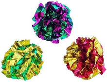 Load image into Gallery viewer, Mylar Crinkle Ball Toys for Hedgehogs (~1.5")