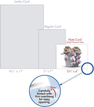 Load image into Gallery viewer, Cards From The Hedge — The Best Card Company — 20 Cute Kids Cards Boxed (4 x 5.12 Inch) — Assorted Blank Set (10 Designs, 2 Each)