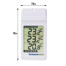 Load image into Gallery viewer, Digital Thermometer for Monitoring Maximum and Minimum Temperatures — High Low Thermometer