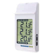 Load image into Gallery viewer, Digital Thermometer for Monitoring Maximum and Minimum Temperatures — High Low Thermometer
