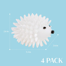 Load image into Gallery viewer, Hedgehog Dryer Balls — Natural Alternative to Dryer Sheets and Fabric Softeners (Set of 4)