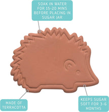Load image into Gallery viewer, Now Designs Terracotta Hedgehog — Brown Sugar Saver (Pack of 3)