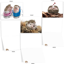 Load image into Gallery viewer, Cards From The Hedge — The Best Card Company — 20 Cute Kids Cards Boxed (4 x 5.12 Inch) — Assorted Blank Set (10 Designs, 2 Each)