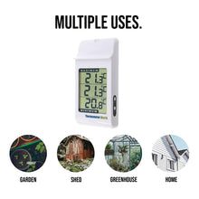 Load image into Gallery viewer, Digital Thermometer for Monitoring Maximum and Minimum Temperatures — High Low Thermometer