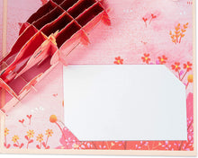 Load image into Gallery viewer, Pop of Art - Hedgehog Pop Up Valentines Day Card — Love Hedgehog — Handmade Popup Cards