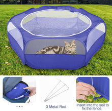 Load image into Gallery viewer, Pawaboo Waterproof Hedgehog Playpen With Zippered Enclosure