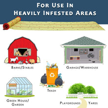 Load image into Gallery viewer, Giant Sticky Fly Trap Roll — MAX Strength — Outdoor / Indoor — Non-Toxic — For Flies and Other Bugs (2 Pack)