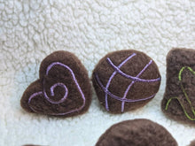 Load image into Gallery viewer, Hedgehog Toy Cage Buddy — Valentine's Day Chocolate Snuffles Duos Mint and More Fleece Candy Truffles