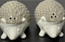 Load image into Gallery viewer, Threshold Stoneware Hedgehog Salt and Pepper Shakers