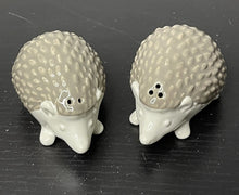 Load image into Gallery viewer, Threshold Stoneware Hedgehog Salt and Pepper Shakers