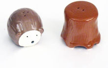 Load image into Gallery viewer, TAG Hedgehog &amp; Tree Salt &amp; Pepper Shakers
