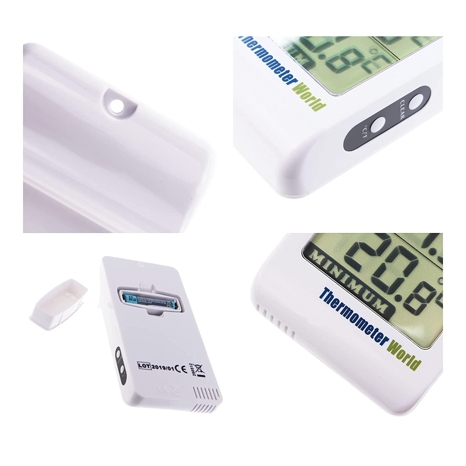 Digital Thermometer for Monitoring Maximum and Minimum