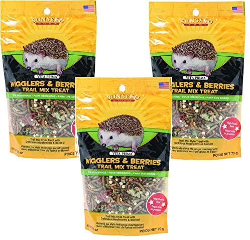 Sun Seed 2.5-Ounce Vita Prima Hedgehog Treat — Wigglers & Berries (3-Pack)