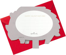 Load image into Gallery viewer, Honeycomb Hedgehog — Hallmark Paper Wonder Pop Up Valentines Day Card
