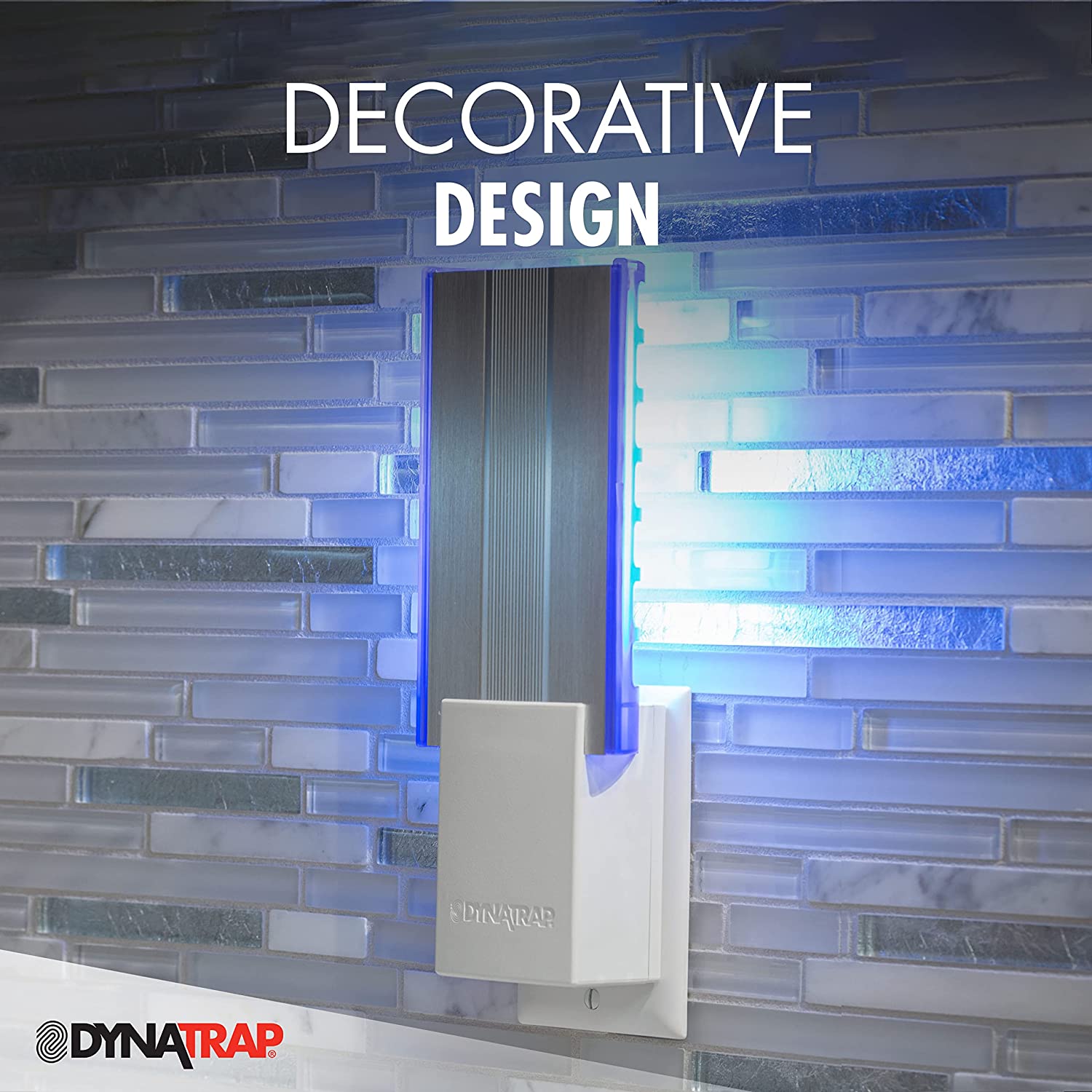 DynaTrap Flylight Indoor Plug-In Fly Trap for Flies, Fruit Flies, Moth ...