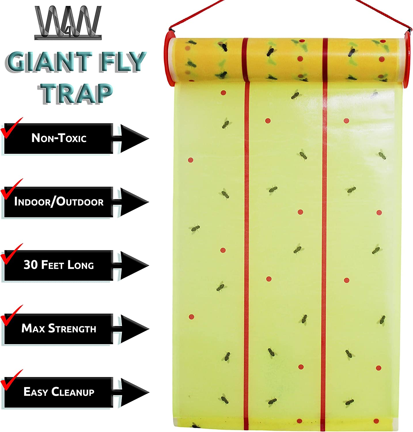 Giant Sticky Fly Trap Roll — MAX Strength — Outdoor / Indoor — Non-Tox –  Chippoke's Hedgehog Gifts Curated by Hamor Hollow Hedgehogs