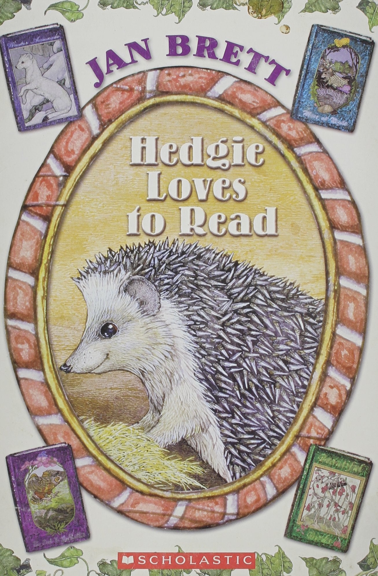 Hedgie Loves to Read by Jan Brett — Book 2 of The Hedgie Series