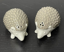 Load image into Gallery viewer, Threshold Stoneware Hedgehog Salt and Pepper Shakers
